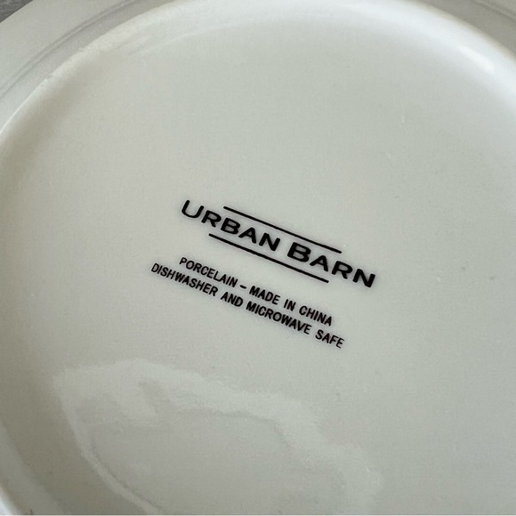 Urban Barn Set of 4 Porcelain Floral Dining Plates - Picture 3 of 7